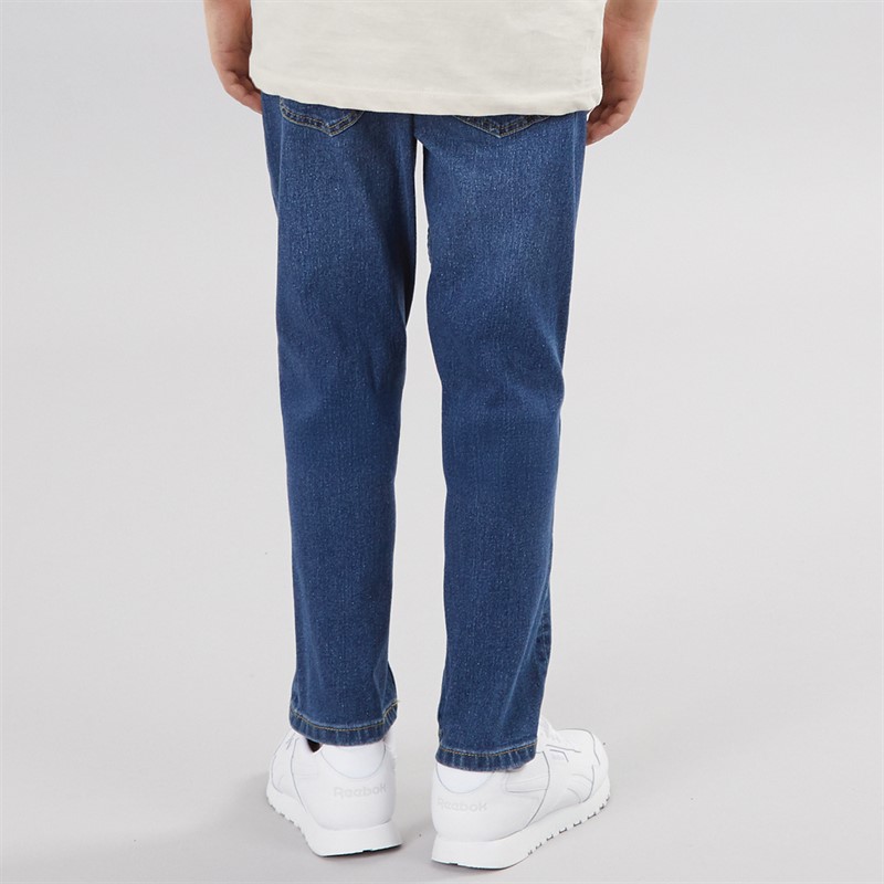 Lee Boys Daren Straight Stretch Fit Jeans Mid Wash