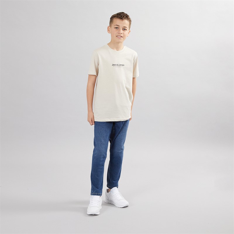 Lee Boys Daren Straight Stretch Fit Jeans Mid Wash
