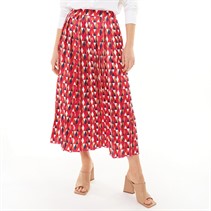 Little Mistress Womens Geo Print Skirt Multi