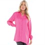 Little Mistress Womens Oversized Shirt Fuchsia