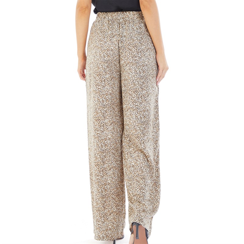 Little Mistress Womens Wide Leg Trousers Multi