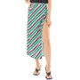 Little Mistress Womens Mock Wrap Midi Skirt Multi