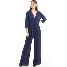 Little Mistress Dames Jumpsuit Marineblauw little mistress kopen in de aanbieding