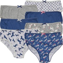 Lovestruck Girls Seven Pack Briefs Multi