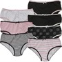 Lovestruck Girls Seven Pack Briefs Multi
