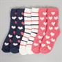 Lovestruck Womens Three Pack Cosy Socks Multi
