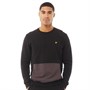 Lyle And Scott Vintage Mens Kangaroo Pocket Sweatshirt Jet Black