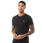 Lyle And Scott Vintage Mens Ringer T-Shirt Jet Black