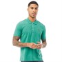 Lyle And Scott Vintage Mens Marl Polo Aqua Salt Marl