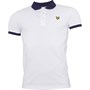 Lyle And Scott Vintage Męskie Koszulka Polo Biały