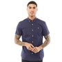 Lyle And Scott Vintage Chemise à Manches Courtes Stretch Poplin Homme Bleu Marine