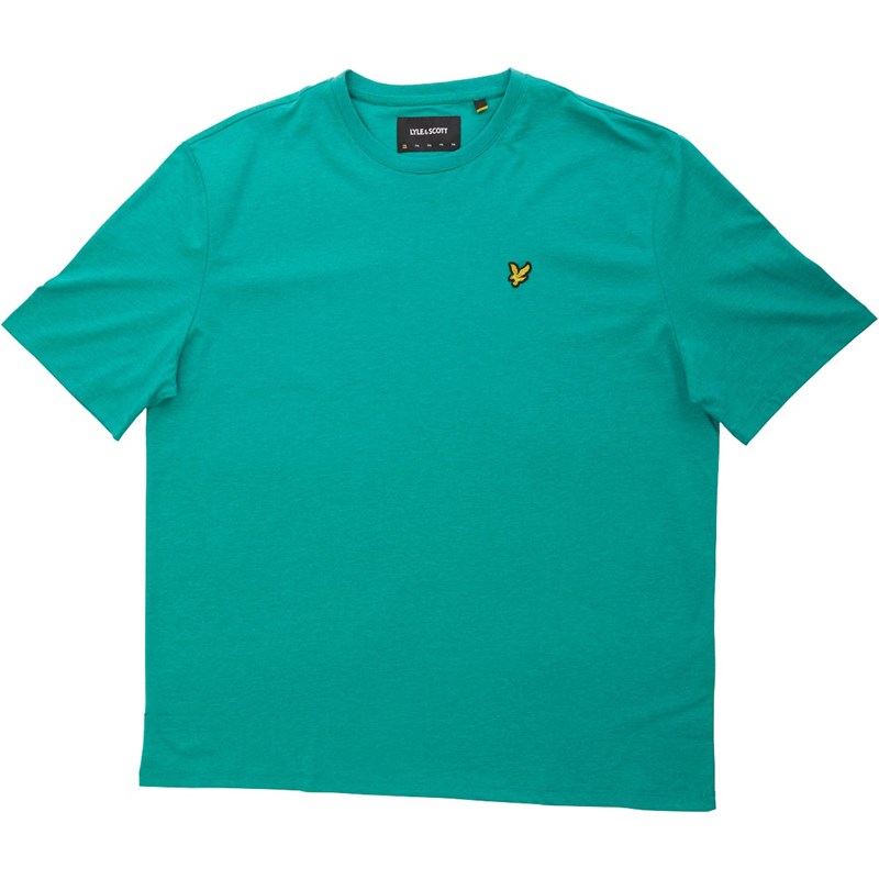 Buy Lyle And Scott Vintage Mens Marl T-Shirt Aqua Salt Marl