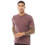 Lyle And Scott Vintage Mens Crew Neck T-Shirt Berry