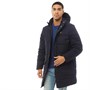 Lyle And Scott Vintage Mens Wadded Longline Jacket Z271 Dark Navy