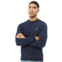 Lyle And Scott Vintage Męskie Indigo Sweter Niebieski