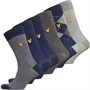 Lyle And Scott Vintage Herren Timothy Socken Graumeliert