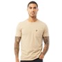 Lyle And Scott Vintage Heren Tonal T-Shirt Zandkleurig