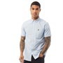 Lyle And Scott Vintage Mens Short Sleeve Oxford Shirt Riviera