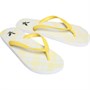 Lyle And Scott Vintage Mens Flip Flops White/Lemon Check