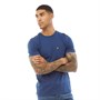 Lyle And Scott Vintage Mens Tonal Pocket T-Shirt Indigo