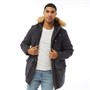 Lyle And Scott Vintage Veste Parka Winter Weight Micro Lined Homme Bleu Marine