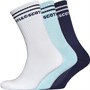 Lyle And Scott Vintage Mens Lyle And Scott Walter Three Pack Socks Peacoat/Bright White/Cool Blue