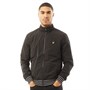 Lyle And Scott Vintage Mens Tipped Funnel Neck Jacket Jet Black