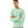Lyle And Scott Vintage Mens Crew Neck Sweatshirt Sea Mint
