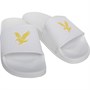 Lyle And Scott Vintage Slider Sandales Eddie Slides Homme Blanc