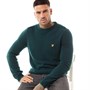Lyle And Scott Vintage Heren Lambswool Blend Truien Groen