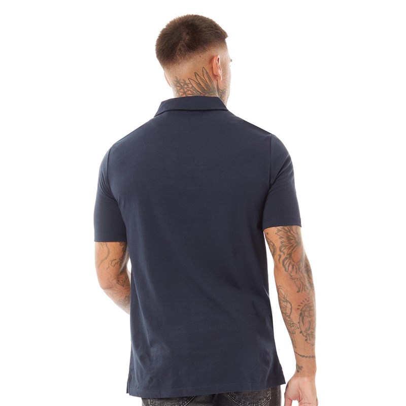 Lyle And Scott Vintage Mens Two Pocket Polo Dark Navy