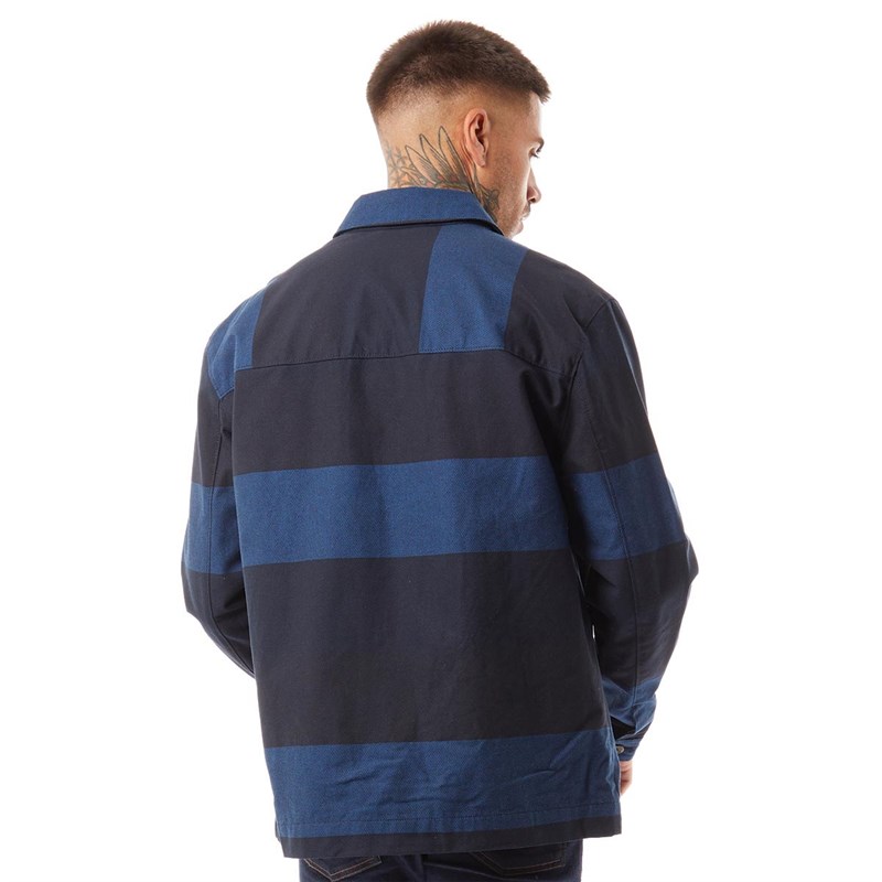 Lyle And Scott Vintage Mens Artisanal Work Jacket Dark Navy