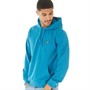 Lyle And Scott Vintage Mens Chunky Slub Hoodie Peak Blue