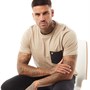 Lyle And Scott Vintage T-Shirts Contrast Homme Ecru