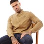 Lyle And Scott Vintage Chemises à Manches Longues Panelled Cut Homme Doré