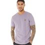 Lyle And Scott Vintage Mens Panelled T-Shirt Billboard Purple