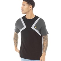 Lyle And Scott Vintage Mens Striped T-Shirt Jet Black