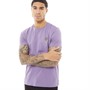 Lyle And Scott Vintage Mens Plain T-Shirt Billboard Purple