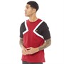 Lyle And Scott Vintage Mens Striped T-Shirt Tunnel Red