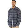 Lyle And Scott Vintage Mens Check Overshirt Dark Navy