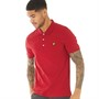 Lyle And Scott Vintage Mens Plain Polo Tunnel Red