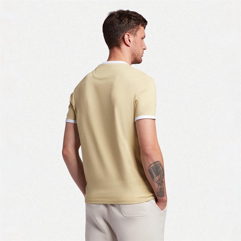 Lyle And Scott Vintage Herre Ringer T-shirts Hvid Mergel