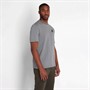 Lyle And Scott Vintage Heren Casuals Tipped T-shirts Grijs