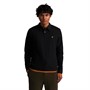 Lyle And Scott Vintage Męskie Koszulki Polo z Długim Rękawem Czarny