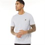 Lyle And Scott Vintage Męskie Plain T-shirty Szary