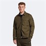 Lyle And Scott Vintage Heren Over Overhemden met lange mouwen Olijfgroen