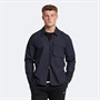 Lyle And Scott Vintage Chemises à Manches Longues Over Homme Bleu Marine Foncé