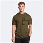 Lyle And Scott Vintage T-Shirts Homme Vert Olive