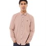 Lyle And Scott Vintage Mens Needle Cord Shirt Mauve Dusk