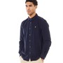Lyle And Scott Vintage Mens Needle Cord Shirt Dark Navy